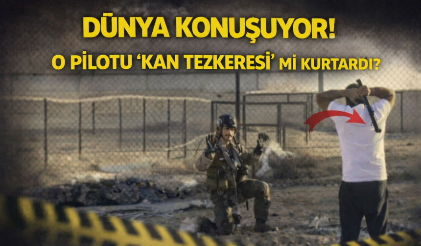 O pilotu 'kan tezkeresi' mi kurtardı?