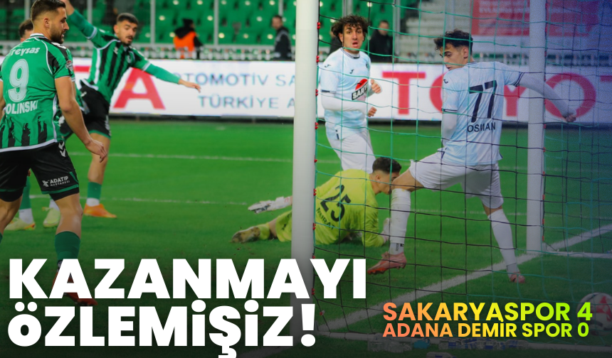 Kazanmayı özlemişiz!