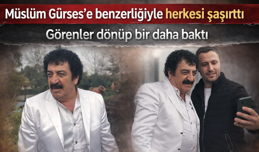 Müslüm Gürses’e Benzerliğiyle Herkesi Şaşırttı: Görenler Dönüp Bir Daha Baktı