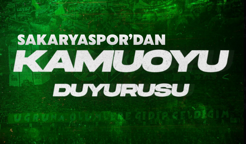 Sakaryaspor’dan Hakem Atamasına Tepki