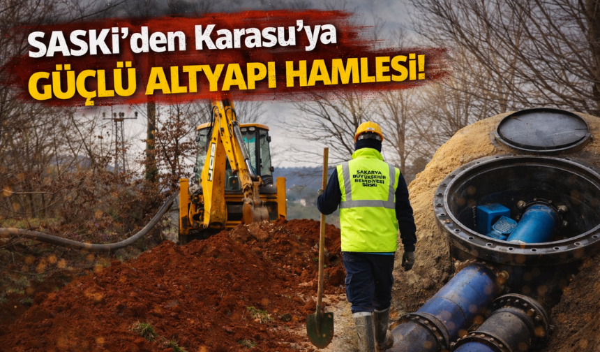 SASKİ’den Karasu’ya Güçlü Altyapı Hamlesi