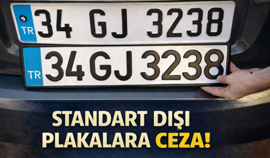 Emniyet’ten APP plaka uyarısı: Ceza 140 bin TL’ye kadar çıkıyor