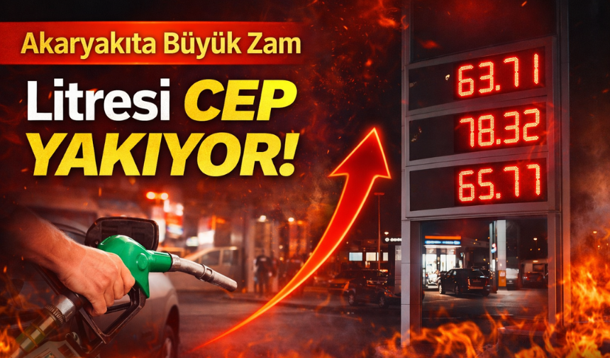 Litresi artık cep yakıyor: Akaryakıt zammı pompalara yansıdı