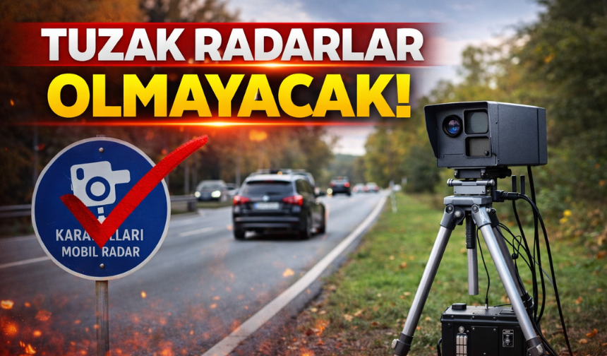 Tuzak radarlar olmayacak!