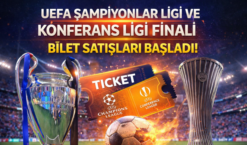 UEFA Şampiyonlar Ligi ve Konferans Ligi finali için bilet satışları başladı