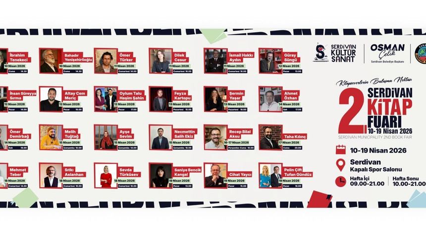 Serdivan’da Kültür Şöleni Başlıyor: Kitap Fuarı Kapılarını Açıyor