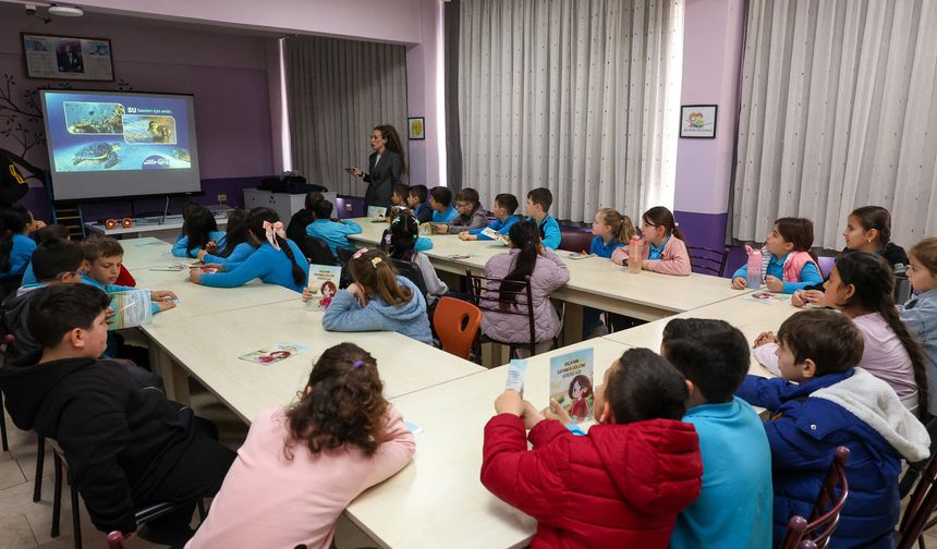 SASKİ, Kütüphane Haftası’nda öğrencilere su sevgisi kazandırdı