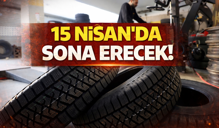 Zorunlu kış lastiği uygulaması 15 Nisan'da sona erecek