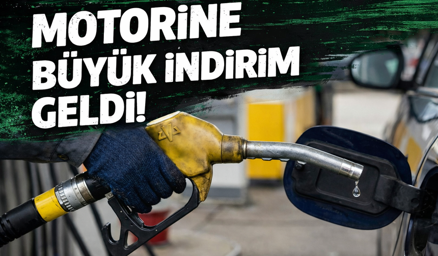 Motorin Fiyatlarına İndirim Geldi
