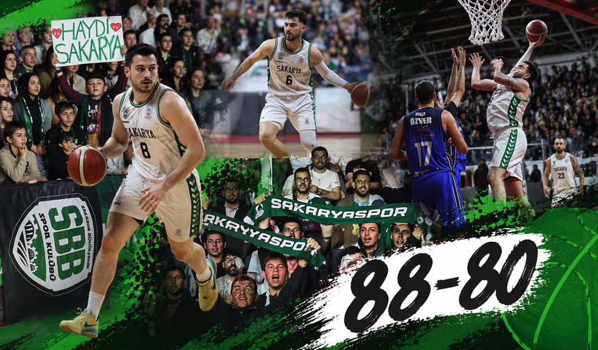 Sakarya Büyükşehir Belediye Basketbol yine kazandı!