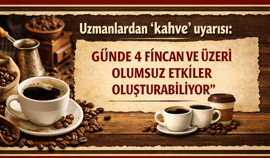 Günde 4 bardak üzeri kahve içenler dikkat! Risk altındasınız...