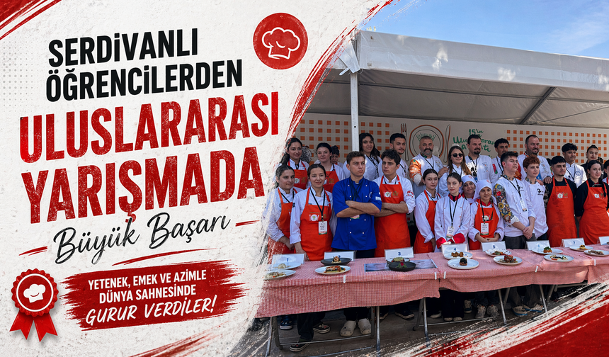 Serdivanlı Öğrencilerden Uluslararası Yarışmada Büyük Başarı