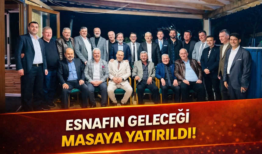 SESOB SEÇİMLERİ ÖNCESİ KRİTİK TOPLANTI: ESNAFIN GELECEĞİ MASAYA YATIRILDI