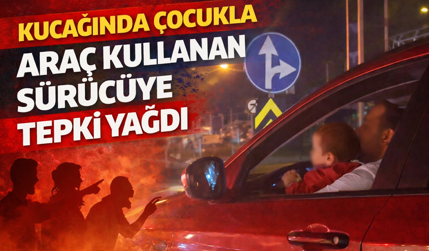 Trafikte pes dedirten görüntü!