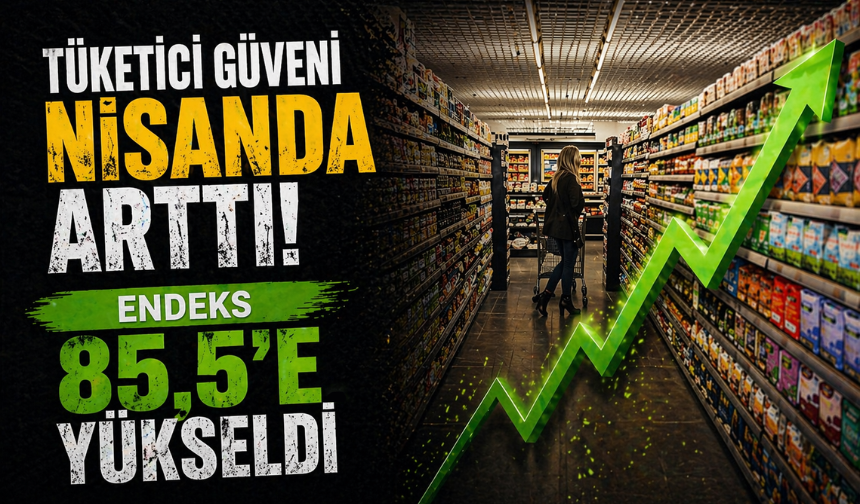 Tüketici Güveni Nisanda Arttı: Endeks 85,5’e Yükseldi