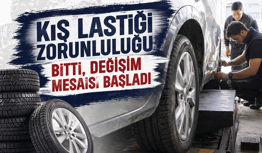 Kış Lastiği Uygulaması Sona Erdi, Sakarya’da Lastikçilerde Yoğunluk Başladı