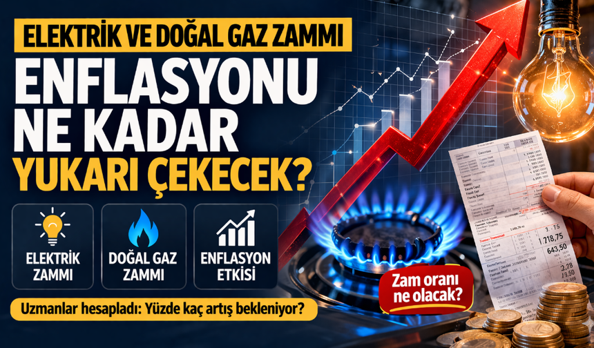 Elektrik ve doğal gaz zammı enflasyonu ne kadar yukarı çekecek?