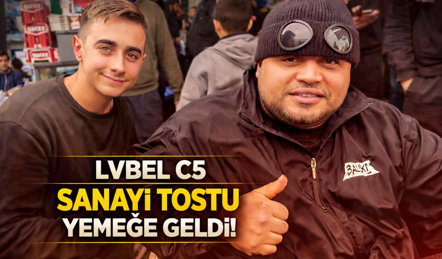 Atatürk Sanayi Sitesi’ne tost yemeğe geldi