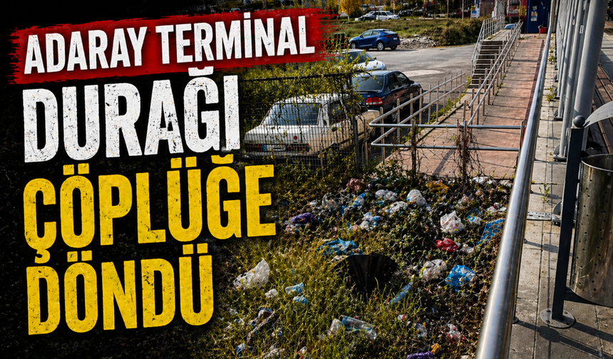 Adaray Durağı Yanındaki Atıl Alan Çöplüğe Döndü