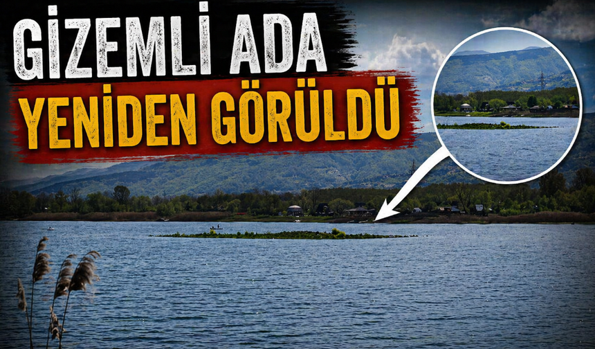 Sapanca Gölü’nde Sular Çekildi, “Ada” Yeniden Ortaya Çıktı!