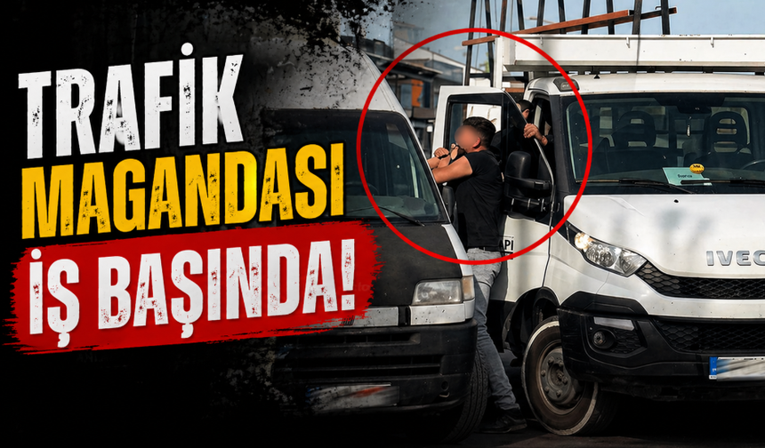 Trafik magandası ter*r estirdi!