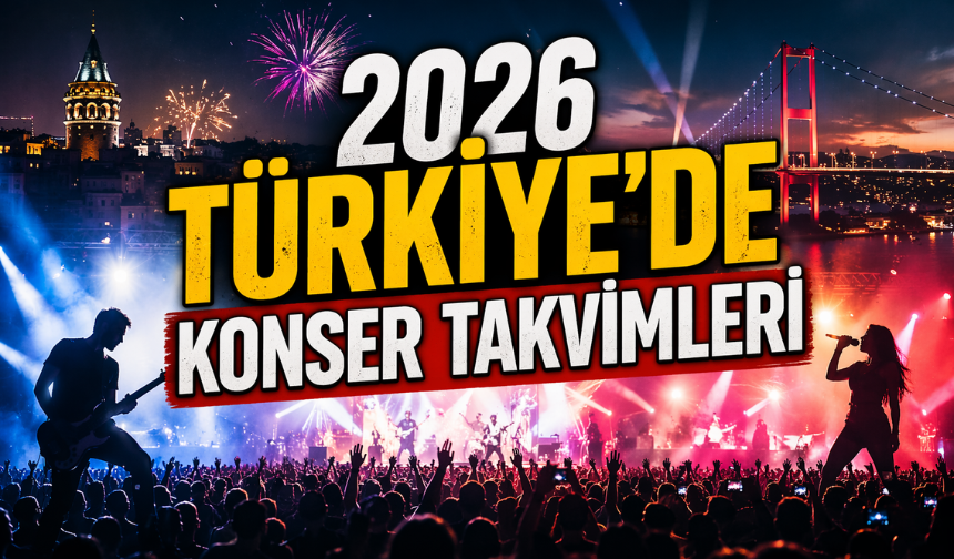 2026 Türkiye'de Konser Verecek Yabancı Sanatçılar ve Tarihleri