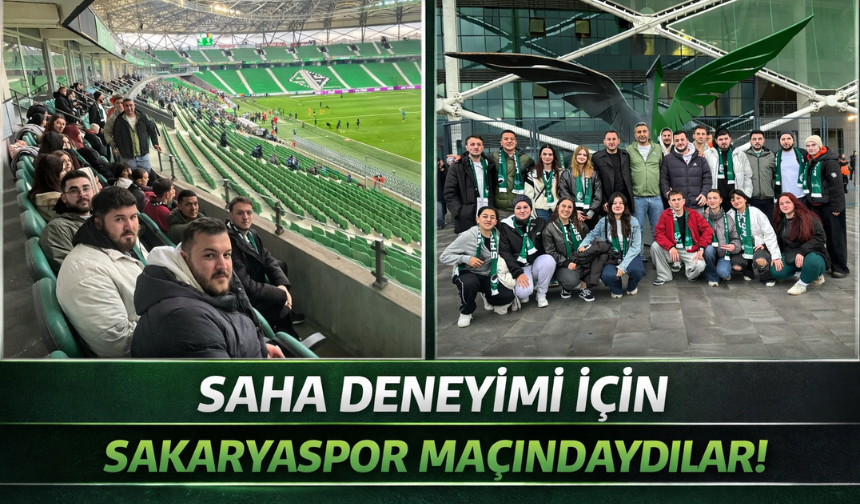 SUBÜ Rekreasyon Öğrencileri Saha Deneyimi İçin Sakaryaspor Maçındaydı