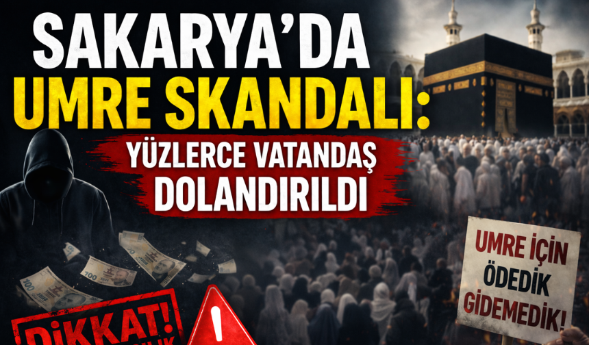 Sakarya'da umre skandalı