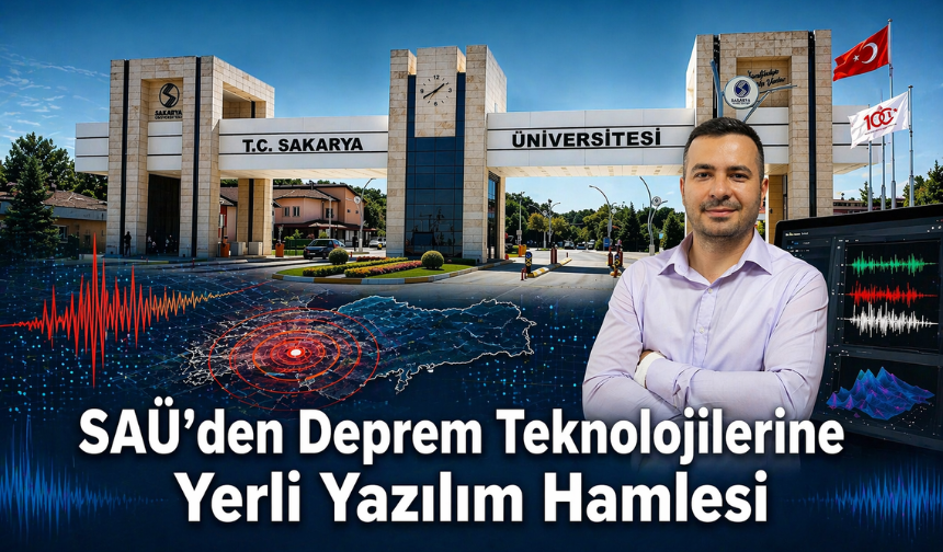 SAÜ’den Deprem Teknolojilerine Yerli Yazılım Hamlesi