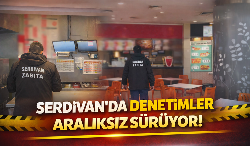 Serdivan’da denetimler aralıksız sürüyor