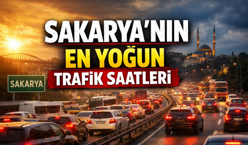 Sakarya'da Trafiğin En Yoğun Olduğu Saatler Hangileri?
