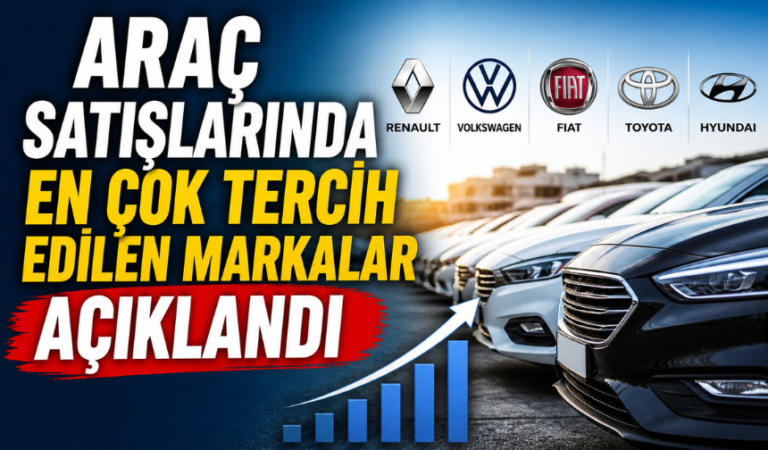 2026 Otomotiv Pazarında En Çok Satan Markalar Açıklandı