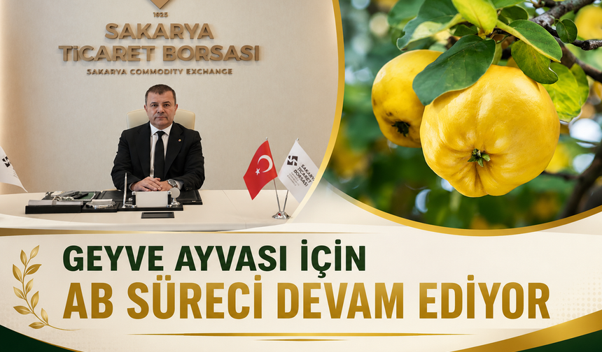 Geyve Ayvası İçin AB Süreci Devam Ediyor