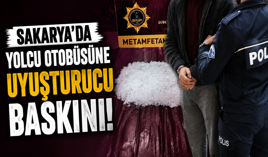 Sakarya'da yolcu otobüsüne uyuşturucu baskını... Valizinde ele geçirildi!