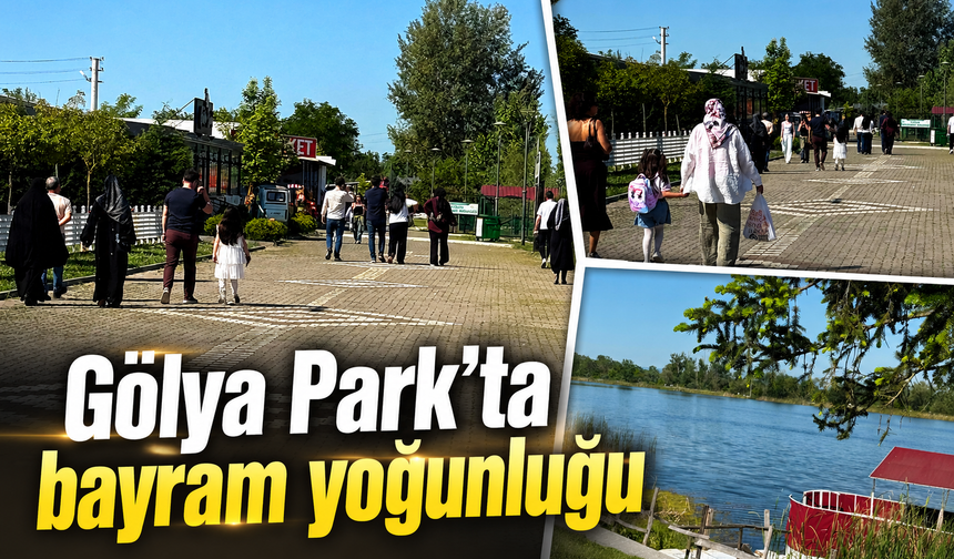 Gölya Park’ta bayram yoğunluğu