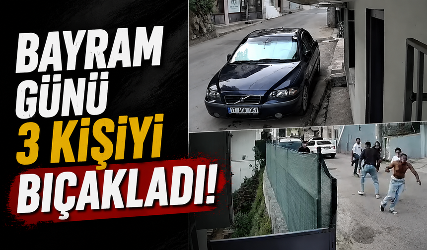 Bayram İznine Çıkan Şahıs Dehşet Saçtı: 3 Kişiyi Bıçakladı