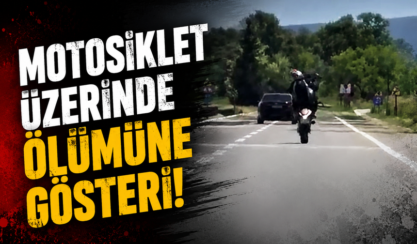Motosiklet Üzerinde Ölümüne Gösteri!