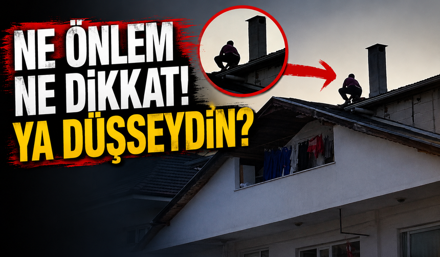 Önlemsiz Çatı Tamiri Yürekleri Ağza Getirdi