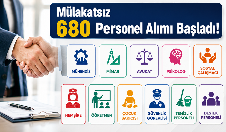 Mülakatsız 680 Personel Alımı Başladı! Aile Bakanlığı Başvuru Takvimini Açıkladı