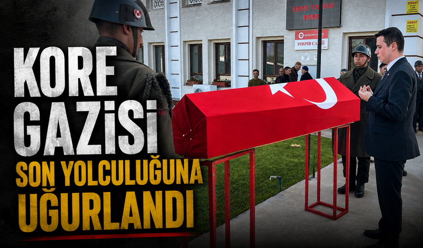 Kore Gazisi Yakup Bulut Son Yolculuğuna Uğurlandı