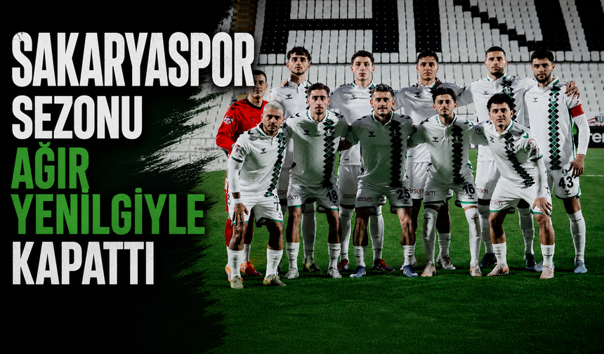 Sezonu ağır yenilgiyle kapattık
