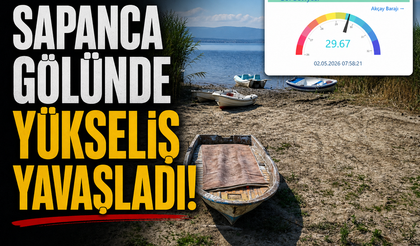 Gölde yükseliş yavaşladı vatandaşlar tedirgin
