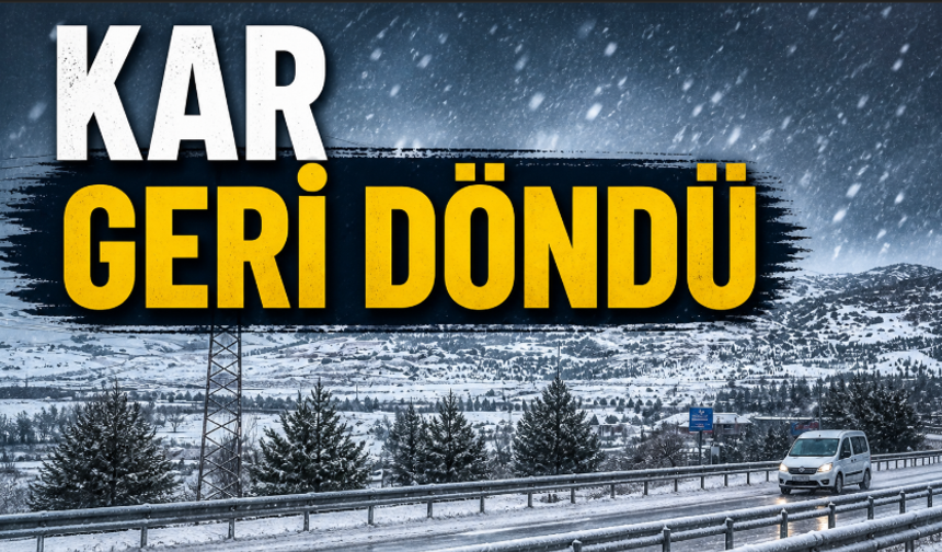 Mayıs'ta kar sürprizi!