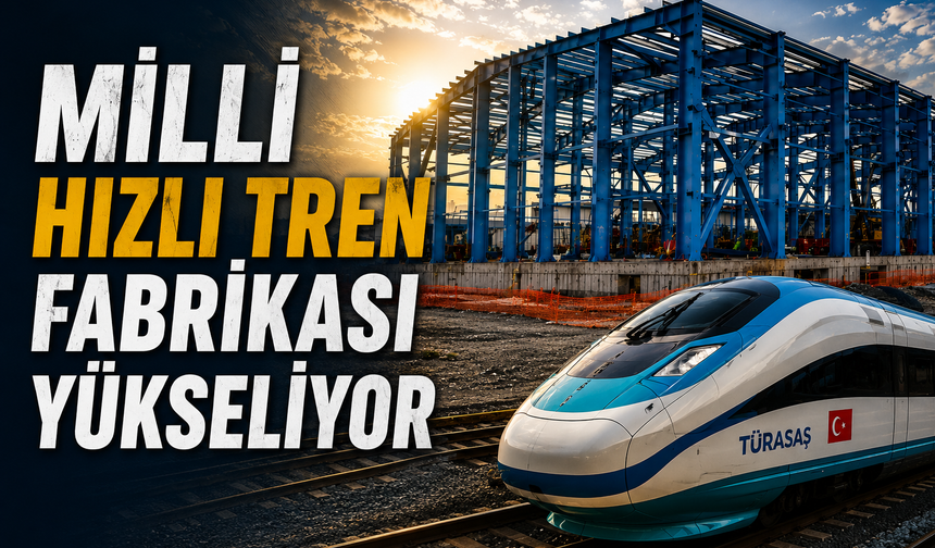 Milli Hızlı Tren Fabrikası Yükseliyor