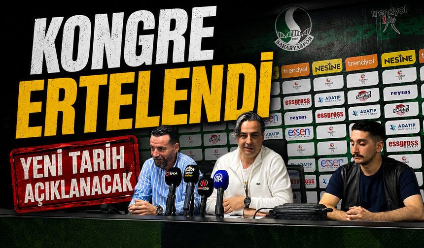 Sakaryaspor’da Kongre İkinci Tura Kaldı