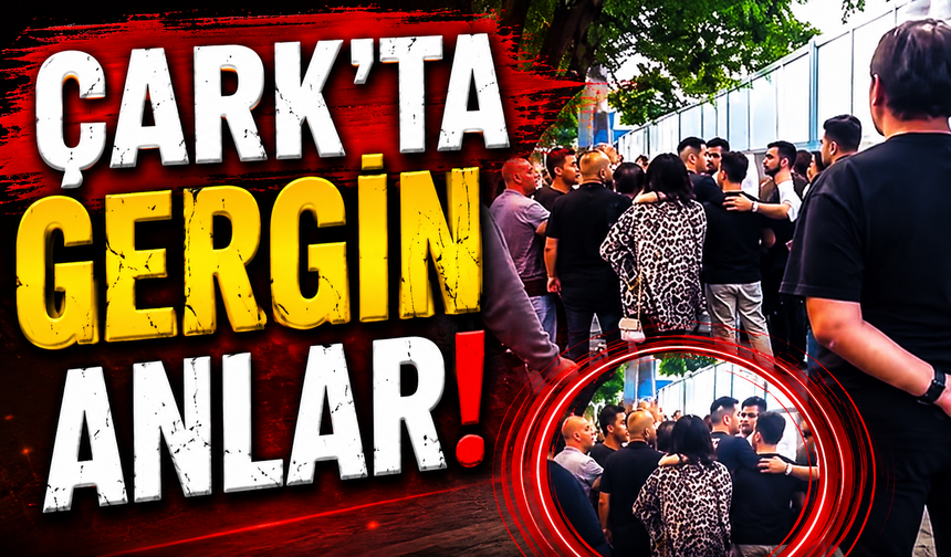 Çark Caddesi'nde gergin anlar!