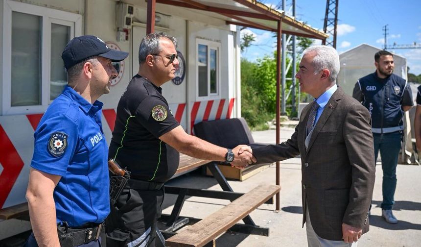 Kırklareli Valisi Turan, trafik ve asayiş denetimlerini inceledi