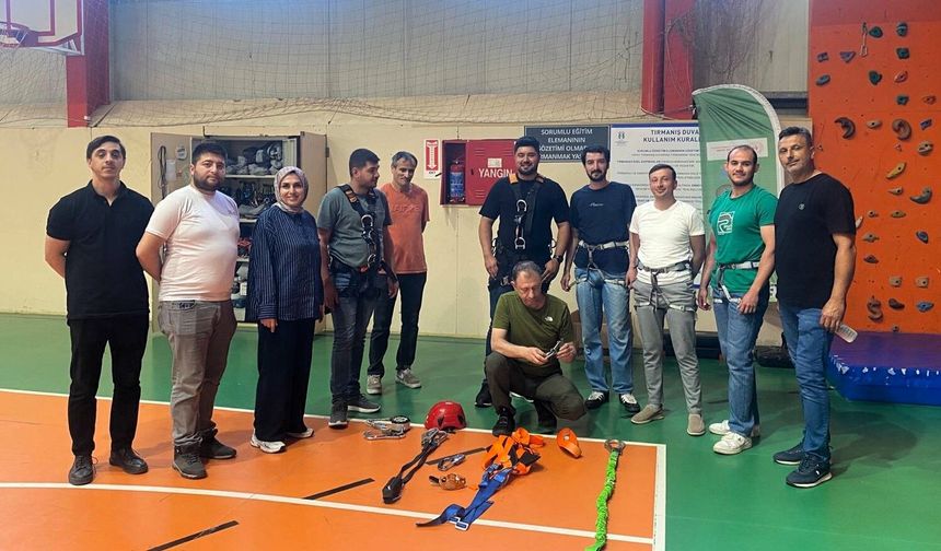 SUBÜ’de yüksekte çalışma eğitimi düzenlendi