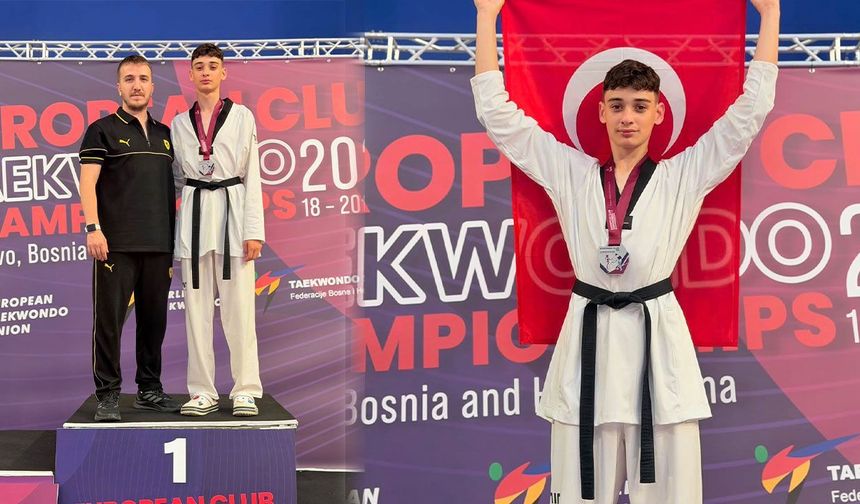 Sakarya Rüzgarı Saraybosna’da Esti: Alperen Karapınar Avrupa İkincisi