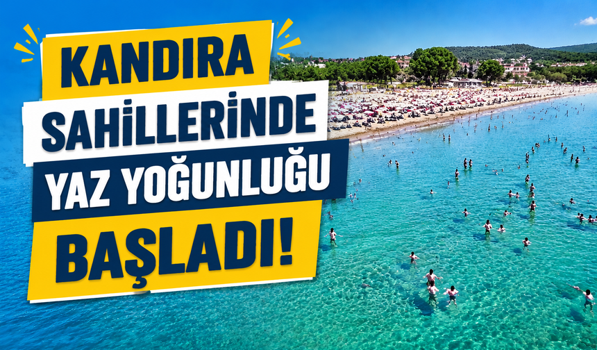 Kandıra Sahillerinde Yaz Yoğunluğu Başladı